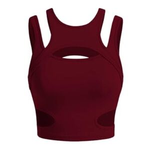 Women's Burgundy Tank Top